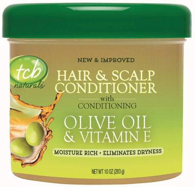 Tcb Naturals Hair Scalp Conditioner Olive Oil 10oz. Jar (3 Pack)