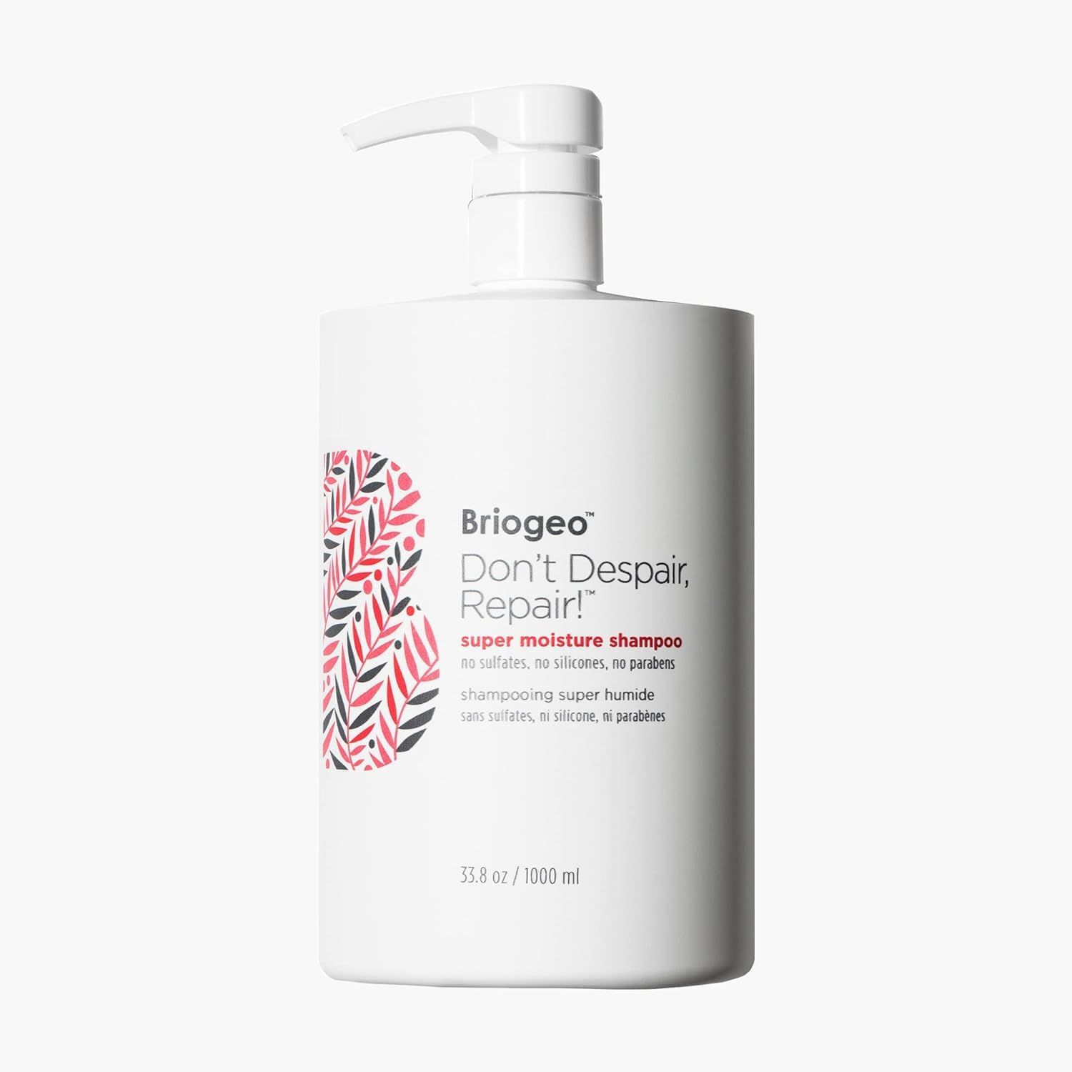 Briogeo Don&#39;t Despair, Repair! Super Moisture Shampoo for Dry Damaged Hair, with Argan Oil, Hair Moisturizing Treatment, Protein Shampoo, Vegan, Cruelty-Free, 33.8 fl oz