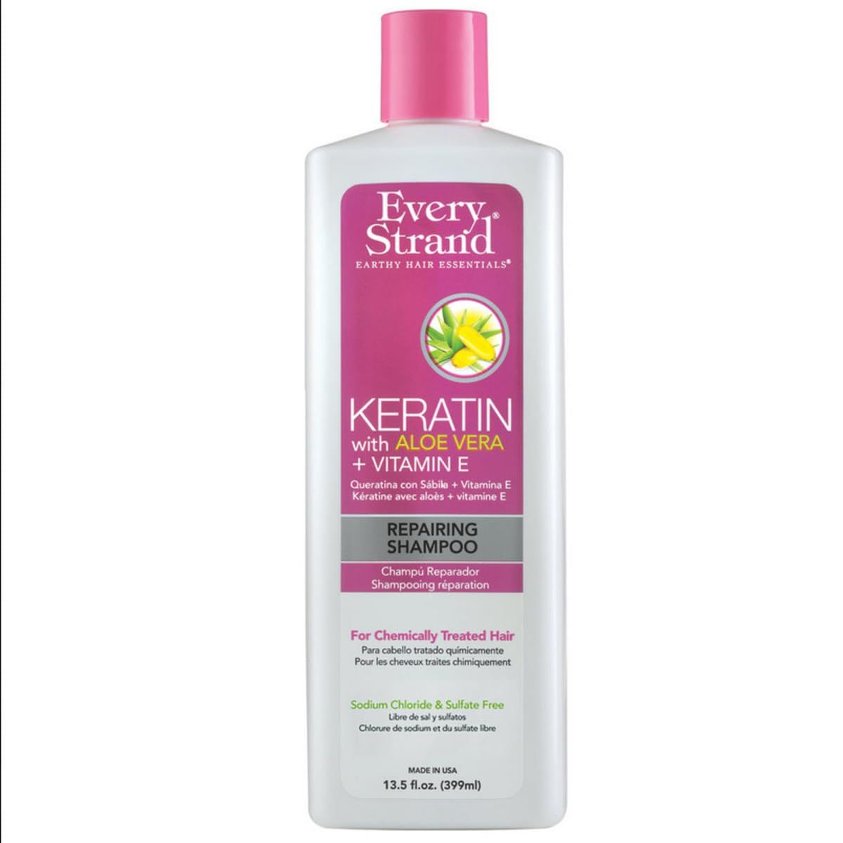Every Strand Keratin Repairing Shampoo, 13.5 Fl Oz, 13.5 Oz