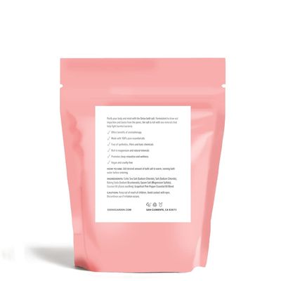 Edens Garden Natural Detox Bath Salt Soak - Grapefruit Pink Pepper Blend with Pure Essential Oils, Epsom, Dead Sea Salt Magnesium - for Body Cleanse, Foot Soaking Relaxation, 10 oz (283 g)
