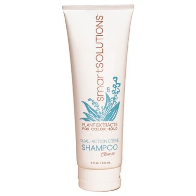 smartSOLUTIONS Dual-Action Creme Shampoo Sulfate, Paraben Sodium Chloride Free Color Safe Chemically Treated Hair Safe (8 fl oz)