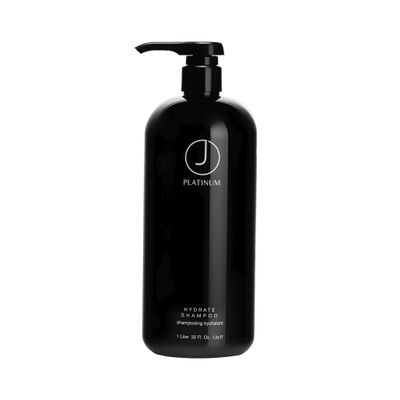 J Beverly Hills Platinum Hydrate Shampoo with Silk Protein for Hydration, (3.4 oz, 12 oz, 32 oz)
