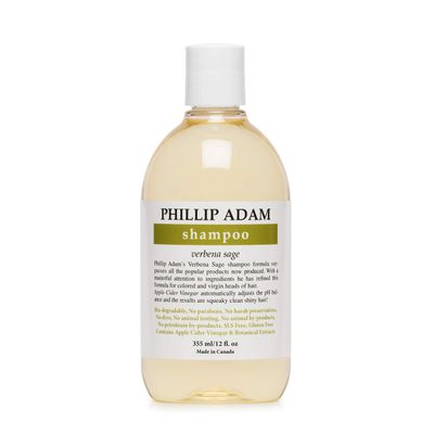 Phillip Adam Verbena Sage Shampoo for Shiny Hair - Sulfate Free and Paraben Free - For All Hair Types - 12 Fl Oz