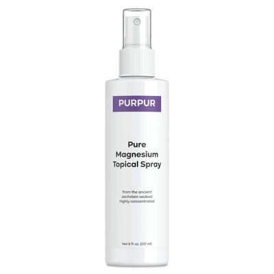 PURPUR Zechstein Magnesium Oil Spray - 100 Pure Topical Magnesium Supplement for Muscle Recovery, Joint Support, and Skin Health, 8 oz
