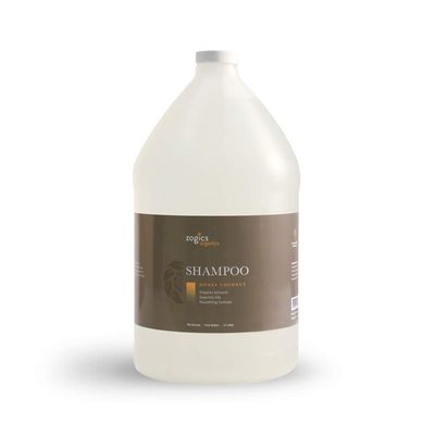 Zogics Organics Shampoo - Organic Shampoo for Women and Men, Hydrating Hair Shampoo with Natural Ingredients like Aloe Vera, Avocado, and Calendula Oil (Honey Coconut Scent, 1 Gallon)