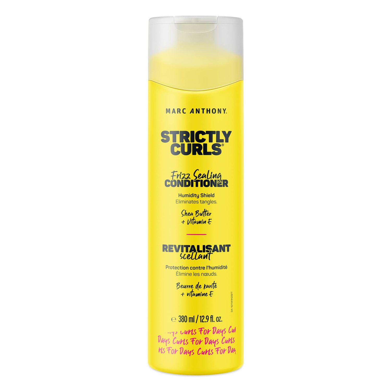 Marc Anthony Frizz Sealing Conditioner, Strictly Curls - Curly Hair Conditioner with Shea Butter Vitamin E for Hydration Frizz-Free Shine - Sulfate Free Color Safe For Dry Damaged Hair - 12.9 Oz