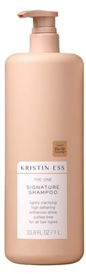 Kristin Ess Hair One Signature Shampoo with Avocado Oil Castor Oil for Women - Lightly Clarifying Daily Sulfate Free Hydrating Shampoo, Color Safe, Vegan, 33.8 fl oz