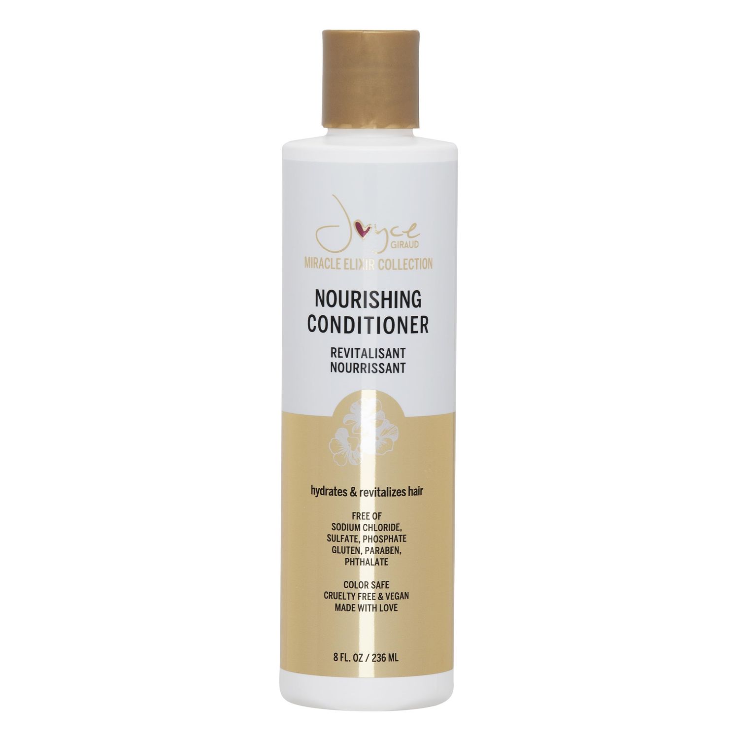 Joyce Giraud Miracle Elixir Nourishing Conditioner, Restores Moisture, Detangles, Adds Shine, 8 Fl. Oz