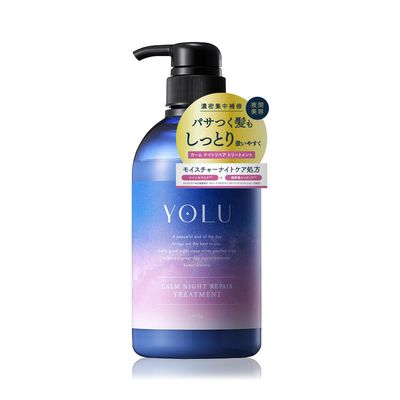 YOLU Calm Night Repair Treatment, Paraben-Free Japanese Conditioner for Smooth, Glossy, Shiny Manageable Hair (16.76 oz, 475 g)