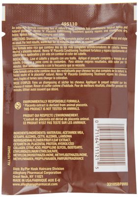 Hask Pks Henna Placenta 2 Ounce Conditioning Treatment (12 Pieces) (59ml)