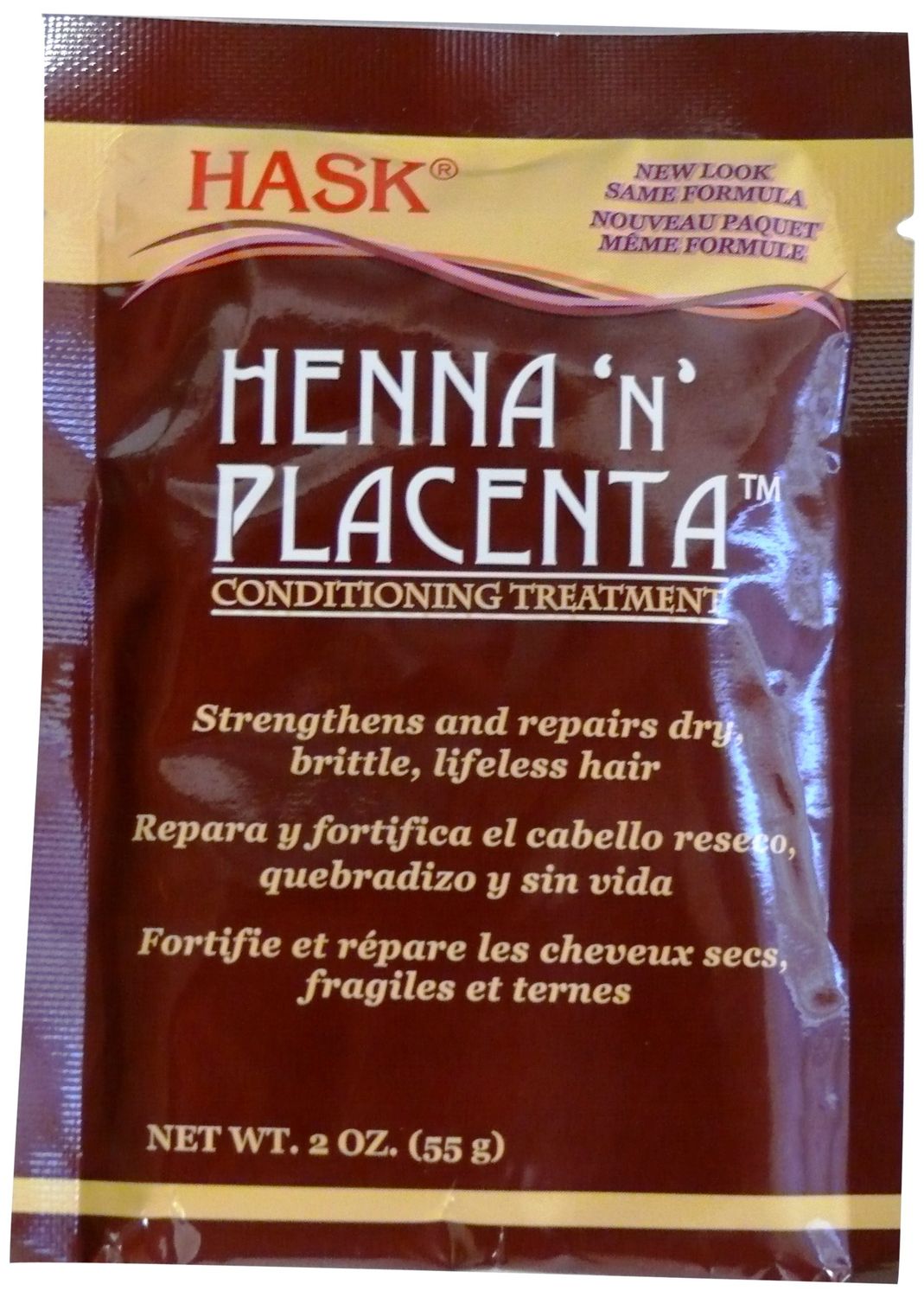 Hask Pks Henna Placenta 2 Ounce Conditioning Treatment (12 Pieces) (59ml)