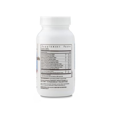Biopharma Scientific NanoMinerals Complete Chelated Multi-Mineral Capsules 30 Servings Calcium, Iron, Magnesium, Zinc, Potassium, Manganese, Chromium, Copper