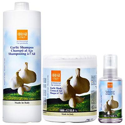Ever Ego Italy Impac Ego Garlic (Shampoo Mask 33.8oz Serum 3.38oz)