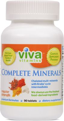 Complete Mineral Complex, Multi Minerals Supplement with Magnesium Complex and Trace Minerals, Chelated Multi Mineral Supplements for Women and Men, Krebs&#39; Cycle Multimineral Supplement, 90 Tablets