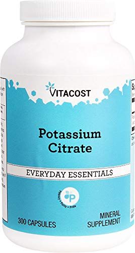 Vitacost Potassium Citrate - 99 mg - 300 Capsules