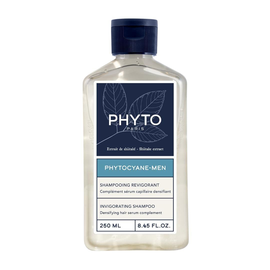 PHYTOCYANE Men Invigorating Shampoo, Hair Thinning Shampoo, New Improved Phytonovathrix Shampoo, 8.45 fl.oz.