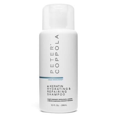 PETER COPPOLA a-Keratin Hydrating Repairing Shampoo - Ultra-repairing Gentle Cleansing Sulfate Free Shampoo Repairs Damaged Hair - Nourishes, Conditions, And Prevent Breakage (10 Fl Oz)