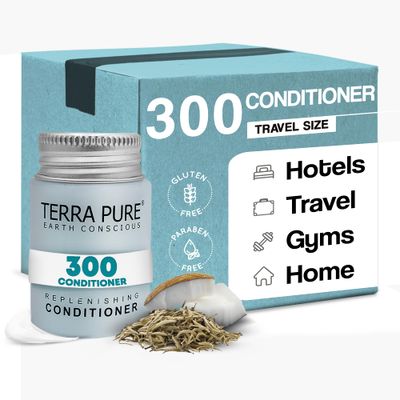 Terra Pure White Tea Coconut Conditioner, Travel Size Hotel Amenities, 1 oz. (Case of 300)