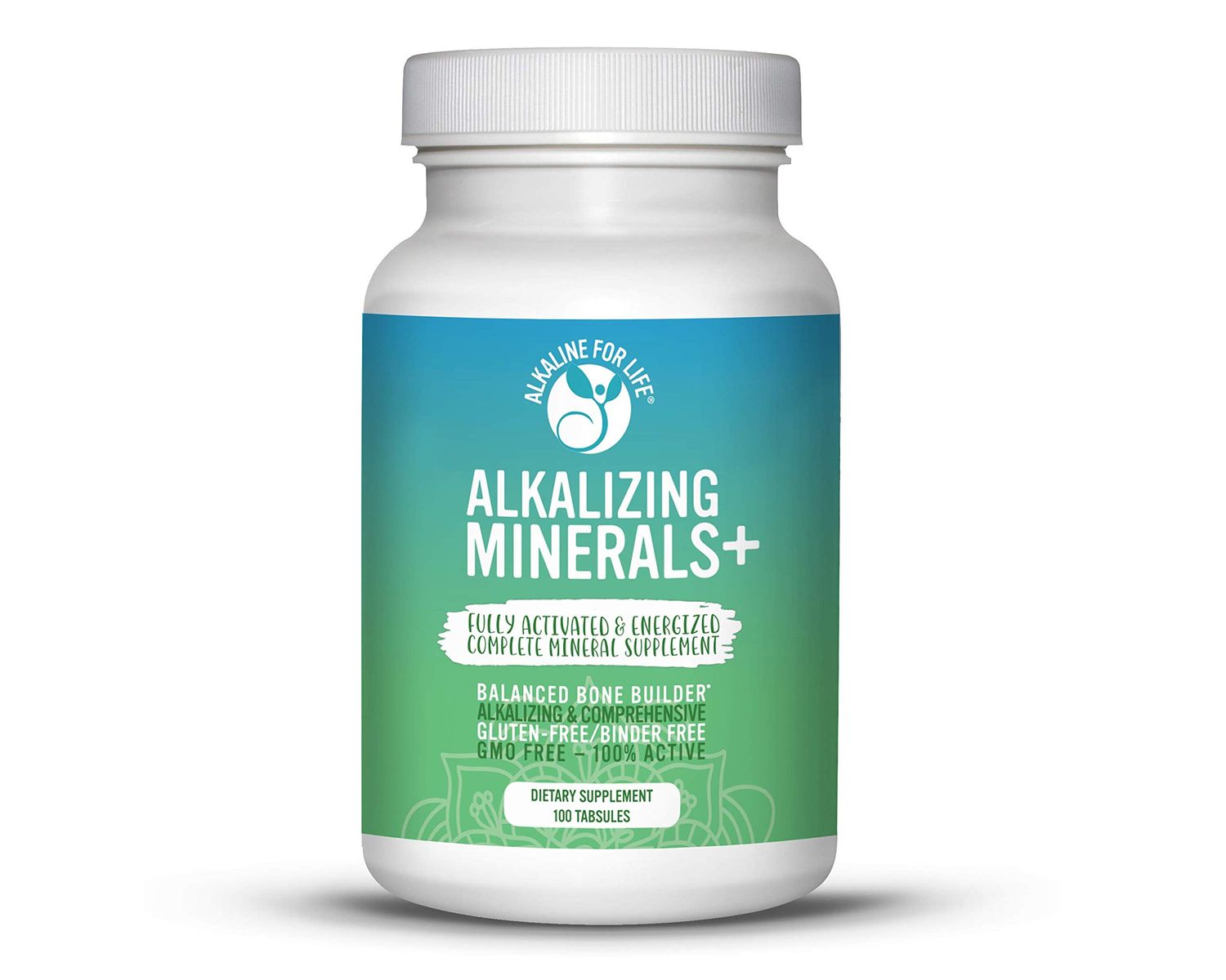 Alkalizing Minerals 100 Count - Alkaline Trace Minerals Plus Calcium, Magnesium, Potassium Mineral Supplements Alkalizing Supplements and Multimineral with Daily Minerals for pH Balance