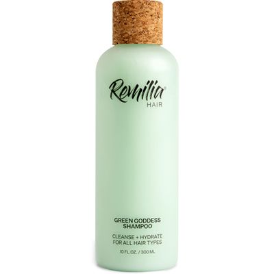 REMILIA Rosemary Oil Shampoo - All Natural Shampoo with Avocado Oil Green Tea Extract for Damaged, Dry Hair - Green Goddess, 300 ml