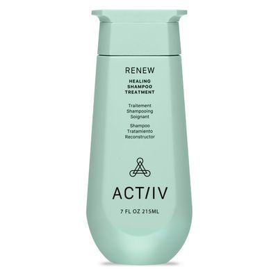 ACTIIV Renew Healing Shampoo Treatment Improved Hair&#39;s Appearance, Promotes Scalp Health, Heals Damaged Over-Processed Hair, Plant-Based, Color-Safe, Vegan, All Hair Types, 215 mL 7 oz