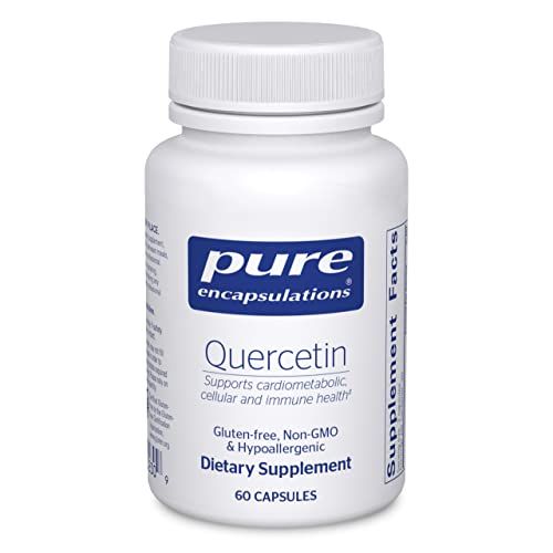 Pure Encapsulations Quercetin - 500 mg - Immune Support, Cellular Health Heart Health - Antioxidant Supplement - Gluten Free Non-GMO - 60 Capsules