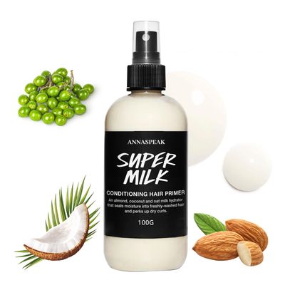 ANNASPEAK Supermilk Conditioning Hair Primer, All Hair Types, Softening, Moisturizing, Nourishing, Smooth Hair Care