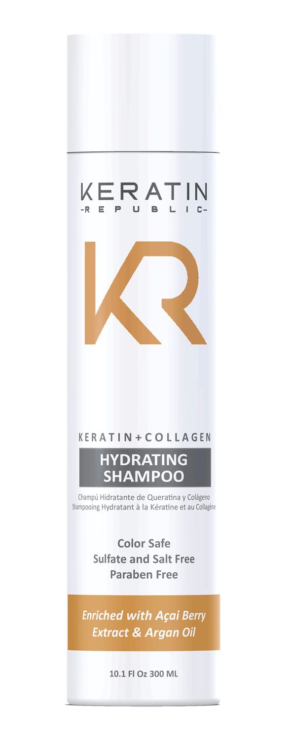 Keratin Republic Keratin Collagen Hydrating Shampoo 10.1 oz