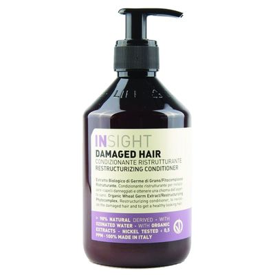 Insight Clean Beauty Damaged Hair Restructuring Conditioner With Henna Extract, Vegan, 30.4 fl oz