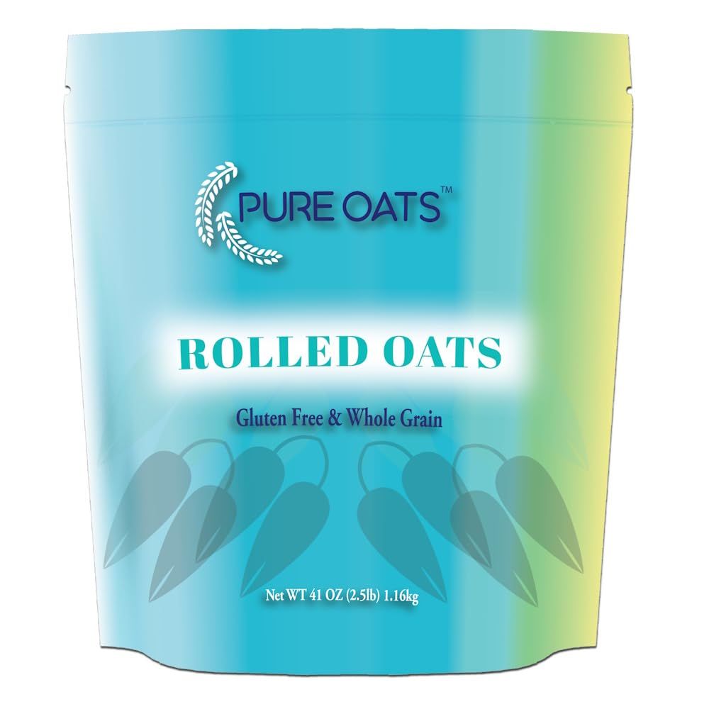 PureOats Gluten Free Rolled Oats, 41 oz Bag, Whole Grain, Vegan, Allergen Free, Pure Oats