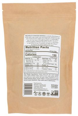 MICHELES GRANOLA Toasted Muesli, 16 OZ