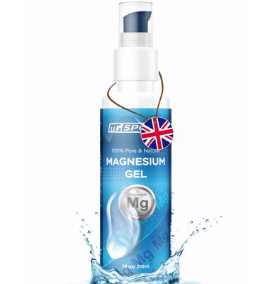Magnesium Gel Pump 1,050 Presses 50mg MgCl ea. for Leg Cramps. Preservatives Free, high Absorption, Less Sting Than Magnesium Oil Spray, Gel Pump for Accurate Application