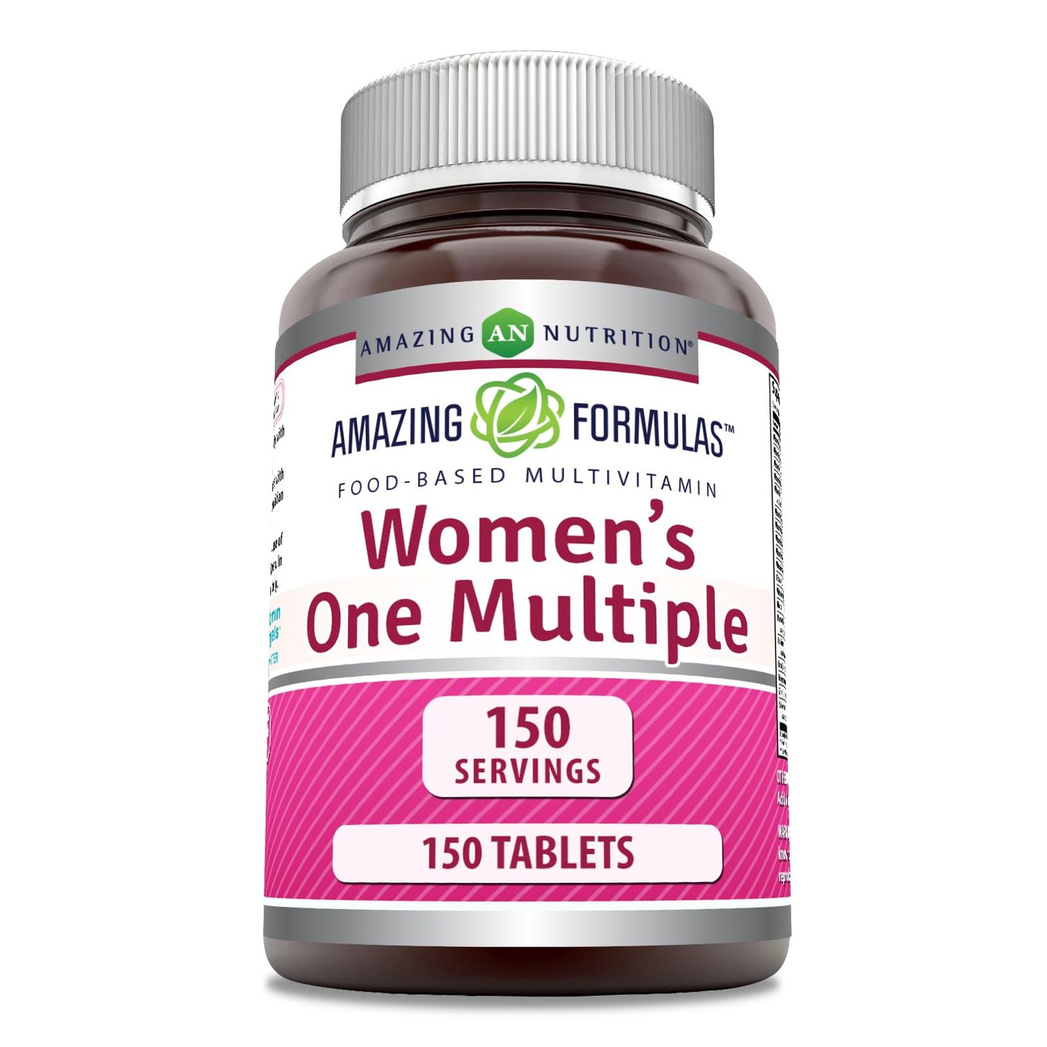 Amazing Formulas Multivitamin Food Based Tablets Perfect Blend of Vitamins, Minerals, 25 Million CFU probiotics (Women&#39;s One Multiple, 150 Count)