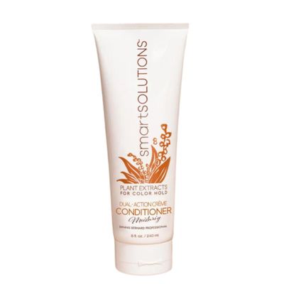 smartSOLUTIONS Dual-Action Creme Conditioner Sulfate, Paraben Sodium Chloride Free Color Safe Chemically Treated Hair Safe (8 fl oz)