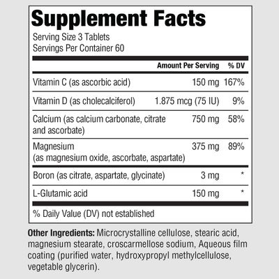 PureFormulas Calcium Magnesium - Gluten Free Supplement Supports Bone Health Overall Wellness with Magnesium Calcium Vitamin C Vitamin D Boron, Allergen Friendly Non-GMO 180 Tablets