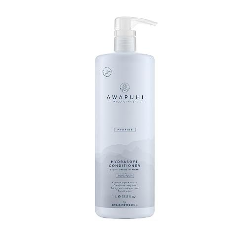 Awapuhi Wild Ginger by Paul Mitchell HydraSoft Conditioner, For Silky Smooth Hair, Ideal For All Hair Types, Especially Dry Frizzy Hair, 33.8 oz.