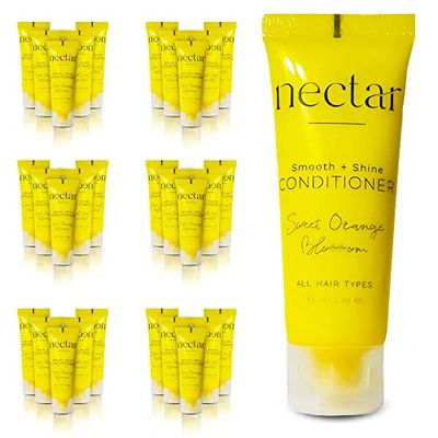 World Amenities - Nectar Bulk Conditioner 300 Count, 1 oz Sweet Orange Blossom, Mini Travel Size Toiletries (100 Recyclable Tube with Flip Top Cap) Hotel Amenities, Airbnb Rentals.