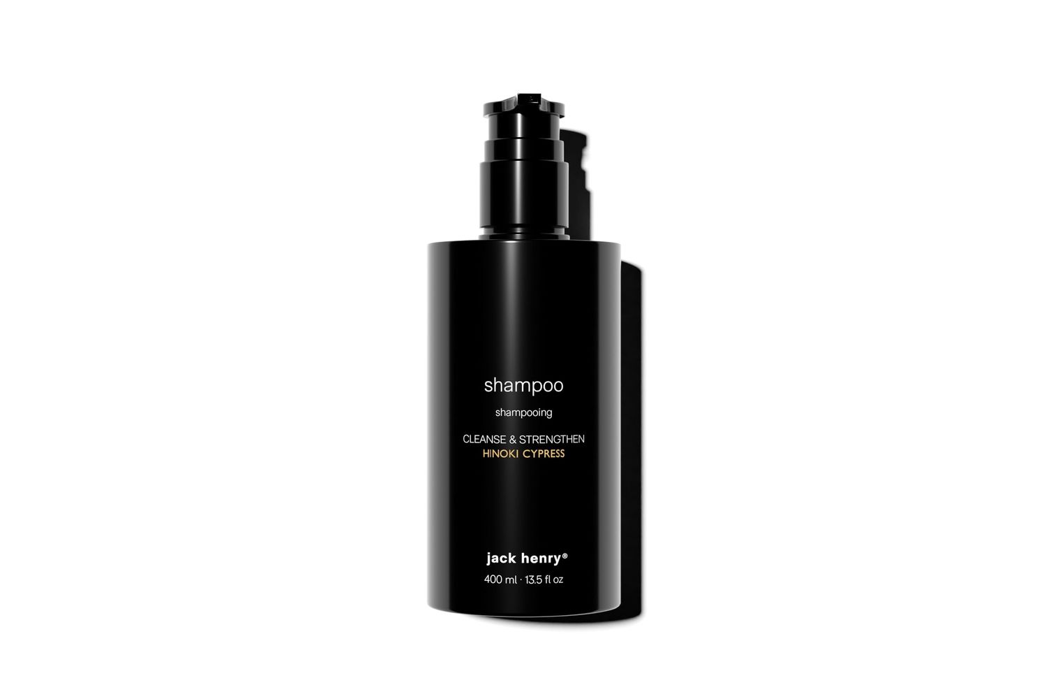 Jack Henry Creamy Shampoo - Ultra-Nourishing, Hydrating Cleanser with Supergreens - Strengthens Roots, Restores Shine Balances Scalp - Non-Toxic, Sulfate-Free, Vegan - 13.5oz