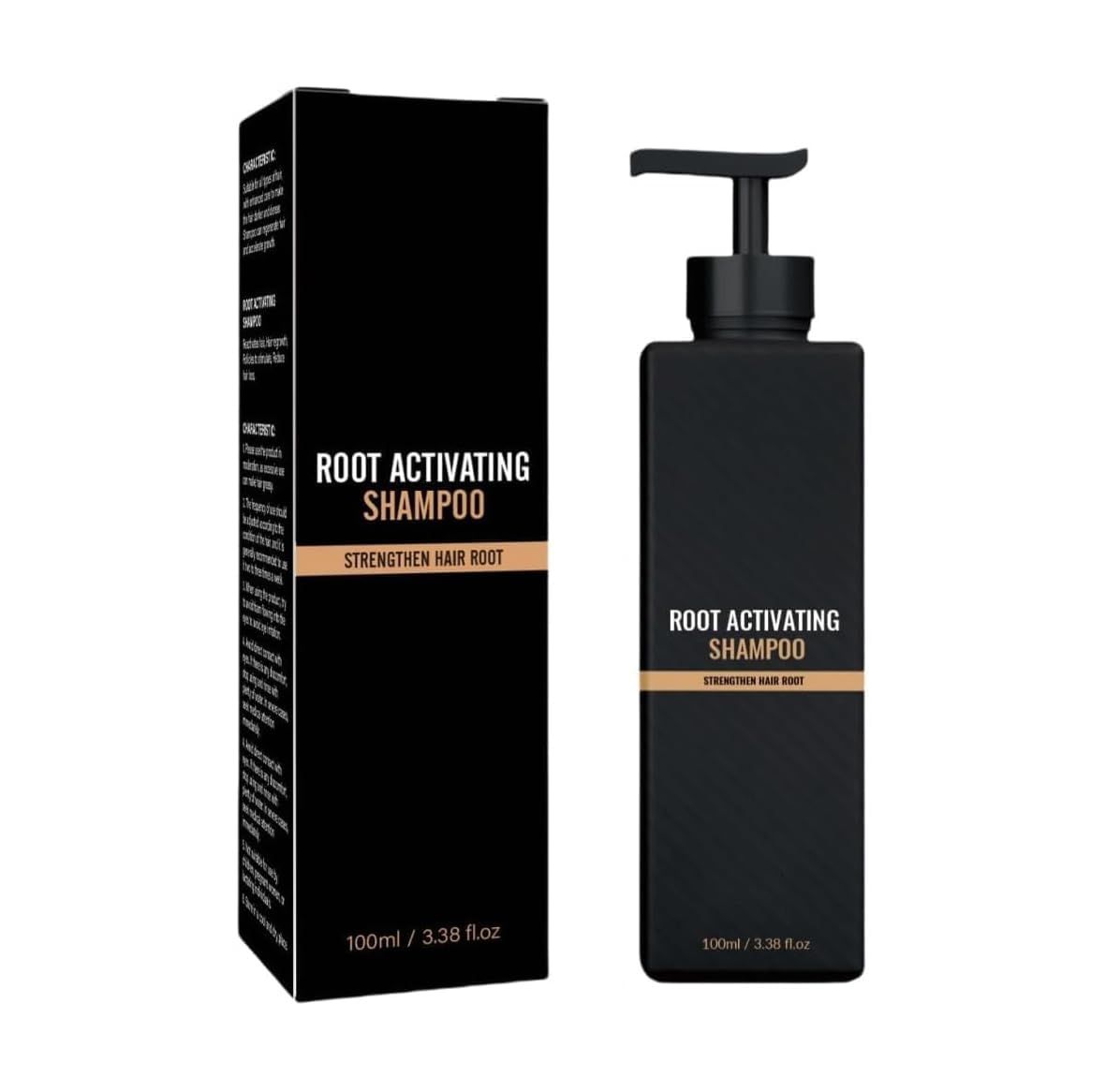 Root Activator Shampoo, Hair Growth Root Activator Shampoo, Natural Hair Regrowth for Men Women, 100ml3.38 Fl Oz