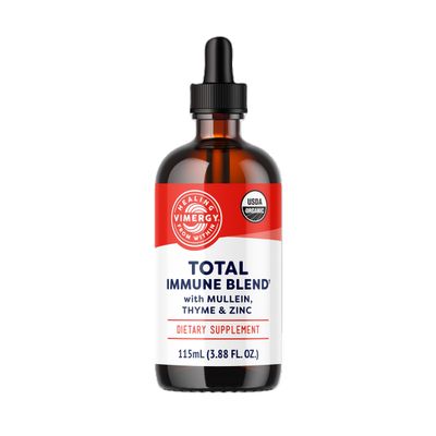 Vimergy Total Immune Blend- Fast-Absorbing Immune Support - All-Season, zinc, Thyme and Mullein Drops - Non-GMO, Vegan, USDA Organic, 57 serv (115 mL)