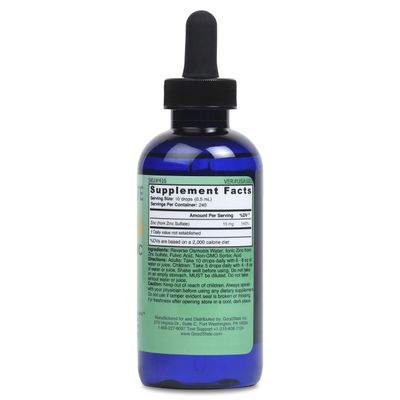 Good State Liquid Ionic Zinc Plus - Ultra Concentrate (10 Drops Equal 15 mg - 200 Servings per Bottle)