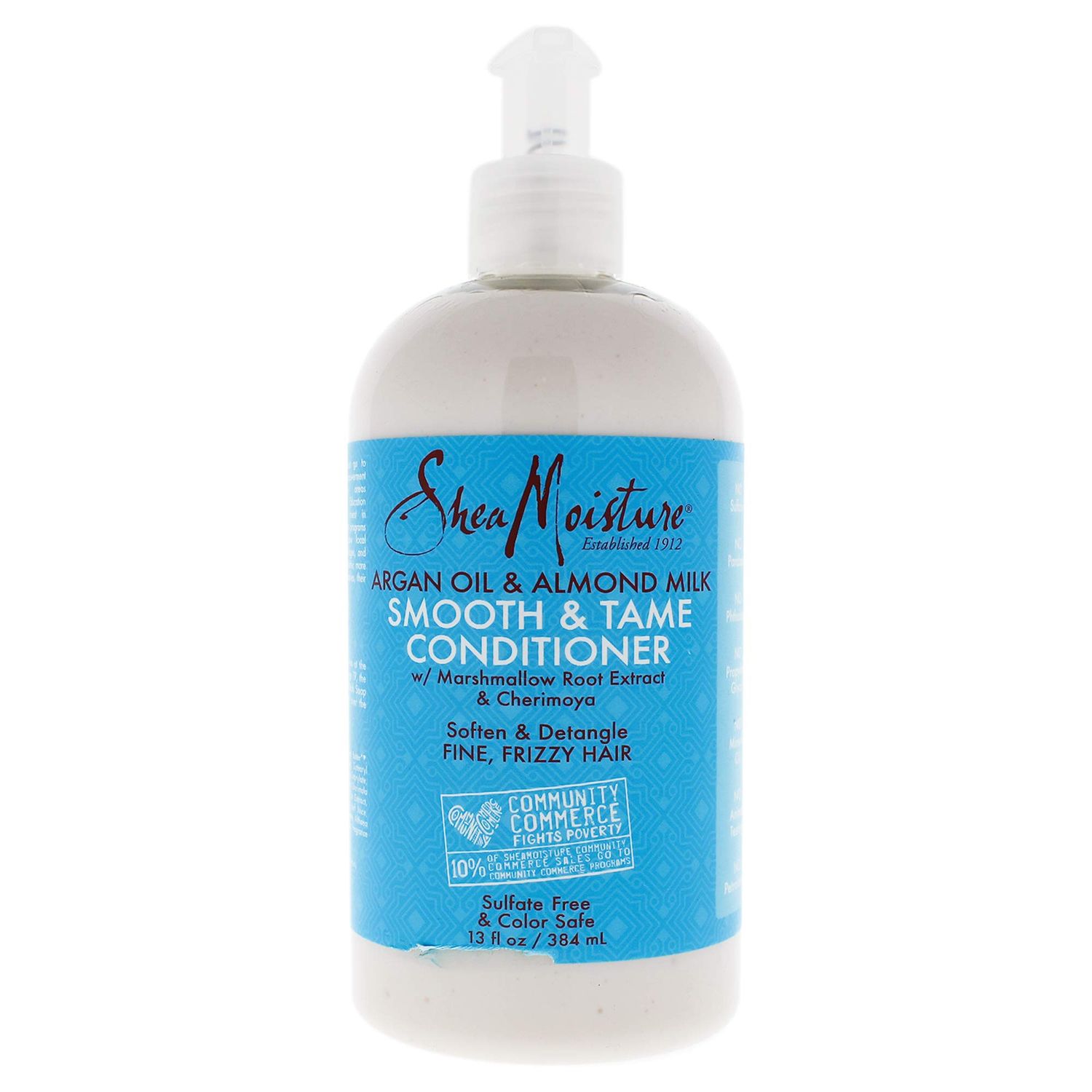 Shea Moisture Argan Oil Almond Milk Smooth Tame Conditioner for Unisex, 13 Ounce