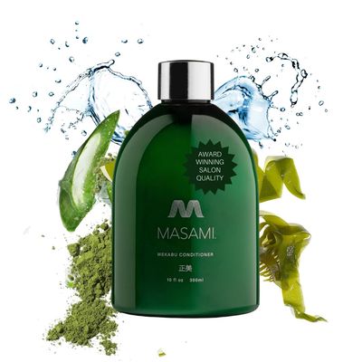 MASAMI Mekabu Hydrating Conditioner Sulfate Free Paraben Free Phthalate Free Vegan Cruelty Free Salon Quality Color Safe All Hair Types Textures Shiny Hair Frizz Free