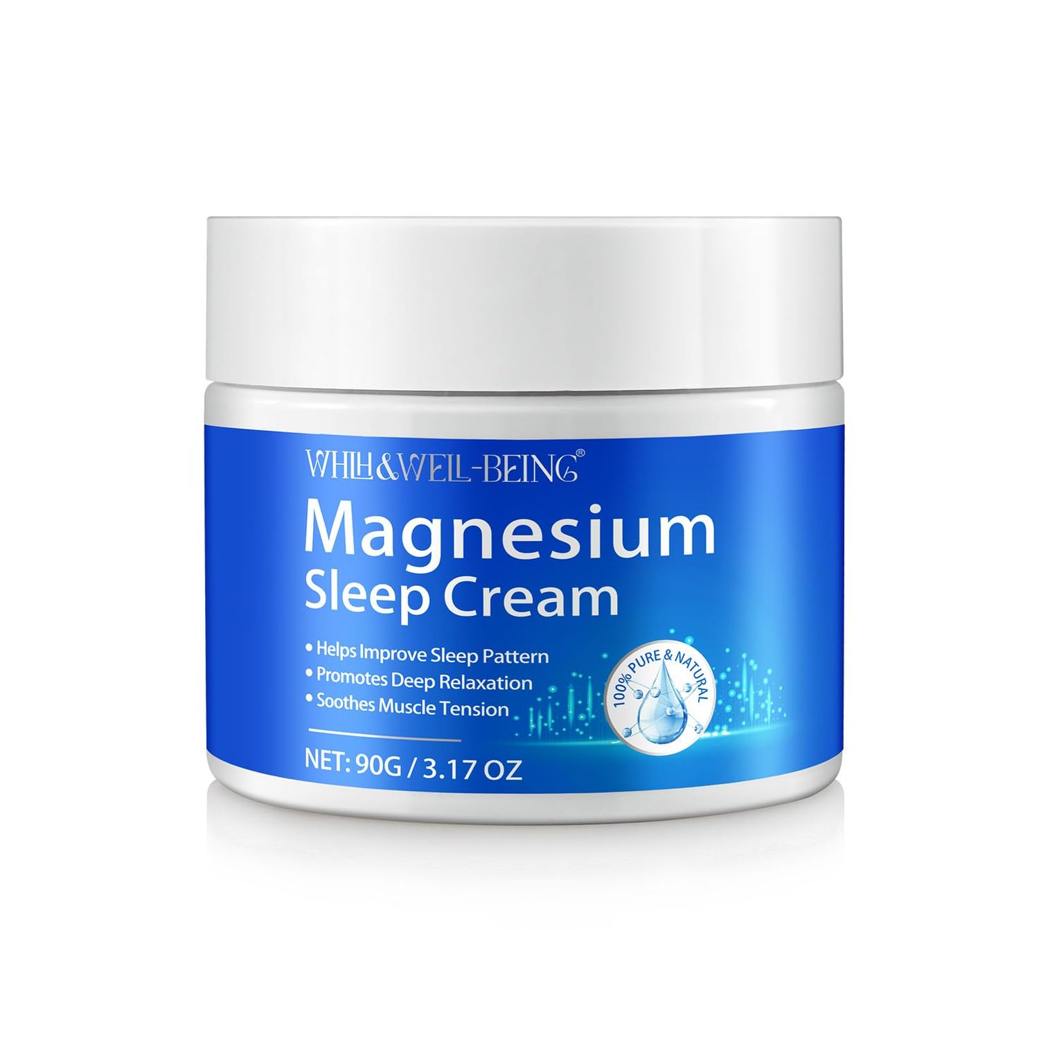 WHLH WELL-BEING Magnesium Oil for Feet-Magnesium Cream- Magnesium Lotion-Topical Magnesium Chloride 1PCS