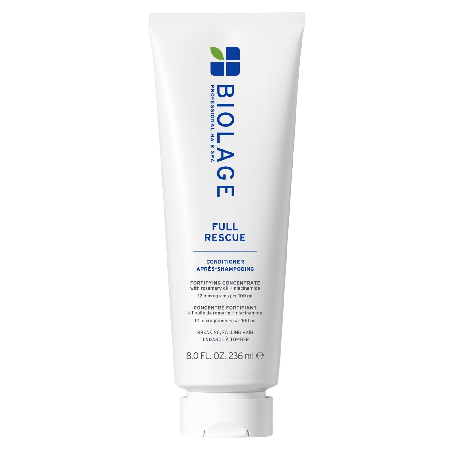 BIOLAGE Full Rescue Conditioner - Fortifies Densifies Thin Hair, Rosemary Oil Niacinamide, Vegan Cruelty-Free, 8 Fl Oz