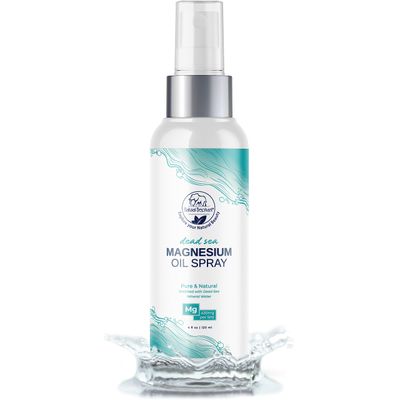 Natural Elephant Dead Sea Magnesium Oil Spray for Topical Use 100 Pure 4 fl oz (120ml) Promotes Relaxation and Well-Being
