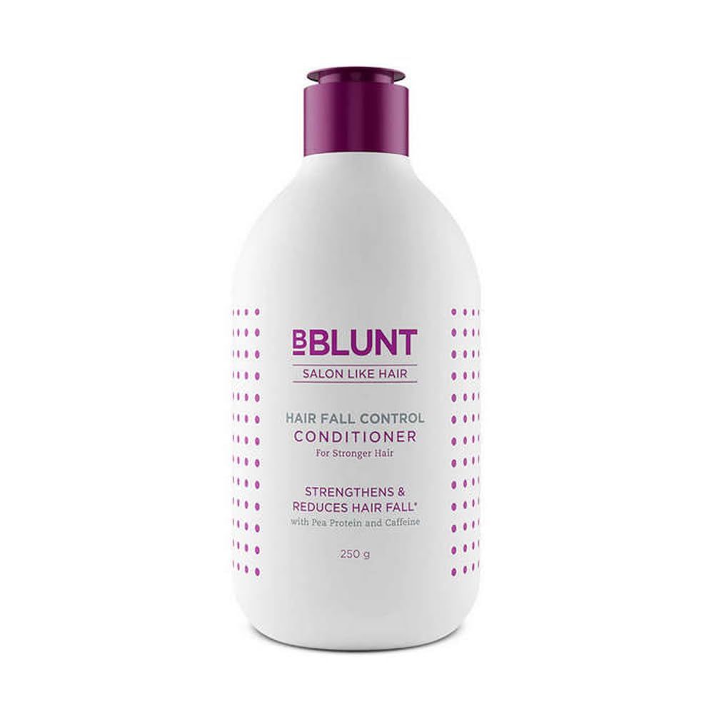 BBLUNT Anti Hair Loss Conditioner with Pea Protein Caffeine Controls Hair Fall Breakage Strengthens Weak Follicles Gives Stronger Hair 8.45 Fl Oz (250ml)