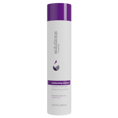 GREAT CLIPS Solutions Moisturizing Conditioner, 10oz Repairs Softens Damaged Hair For Dry, Coarse, or Curly Hair