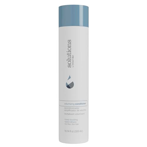 GREAT CLIPS Solutions Volumizing Conditioner, 10oz Adds Volume, Thickness, Shine For Fine, Thin, Oily Hair