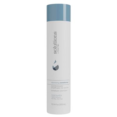 GREAT CLIPS Solutions Volumizing Conditioner, 10oz Adds Volume, Thickness, Shine For Fine, Thin, Oily Hair